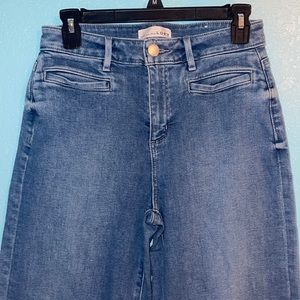 LOFT Wide Leg Denim Jeans